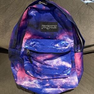 Jansport purple space backpack